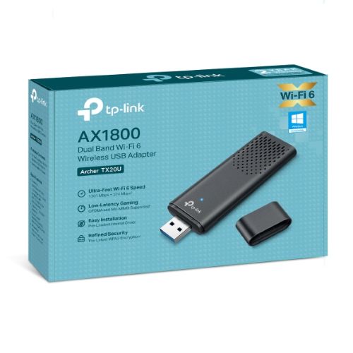 TP Link AX1800 Dual Band Wi-Fi 6 Wireless USB Adapter