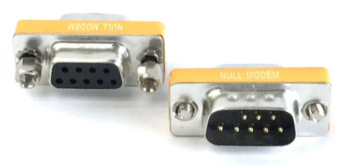 D-Sub Null Modem 9 Pin Plug to Jack