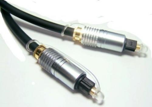 Optical Audio Toslink Plug to Toslink Plug (OD: 6mm) Cable 1.5m
