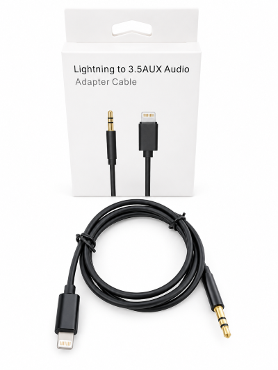 iPhone to 3.5mm Plug Audio Cable 1m