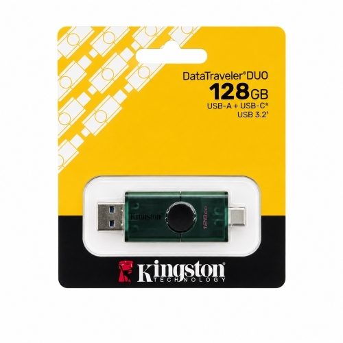 Kingston DataTraveler Duo USB Flash Drive-128GB
