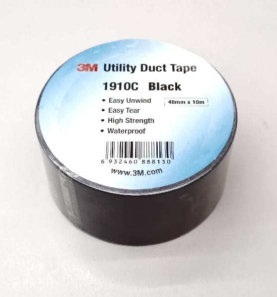 3M Utility Duct Tape 48mm x 10m Black