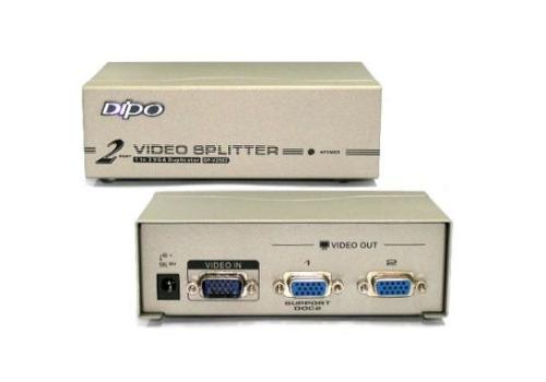 DP-V2502 VGA Splitter 2 Port 250MHz