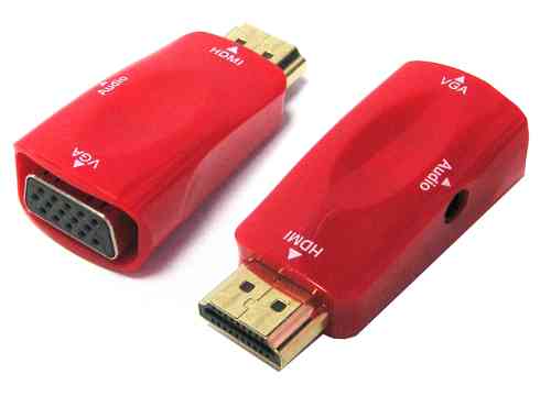 HDMI M to VGA F + Audio Adapter