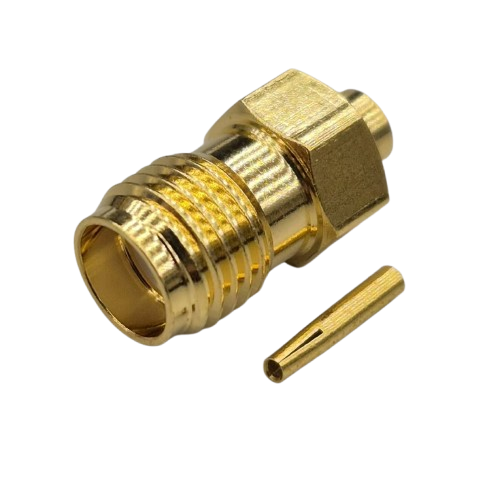 SMA Jack Crimp RG405 Gold
