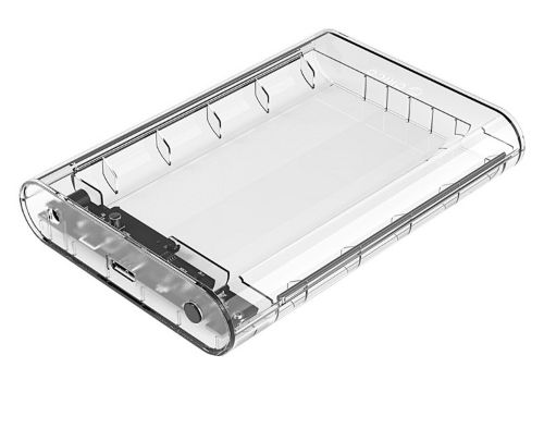 Orico 3.5 inch Transparent USB3.0 External Hard Drive Enclosure
