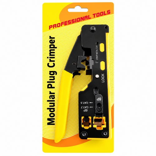 EZ Pass-Thru 6P/8P Crimping Tool with Blade