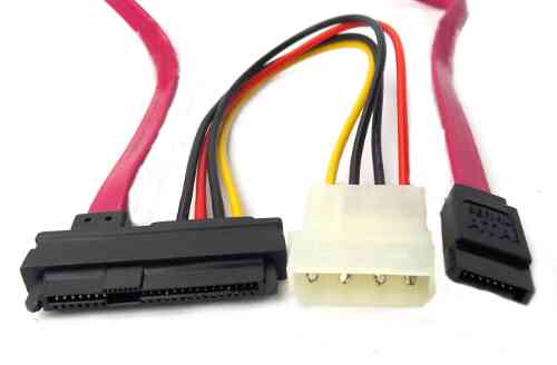 SAS8482(29P) to SATA(7P) + Power(4P) Cable