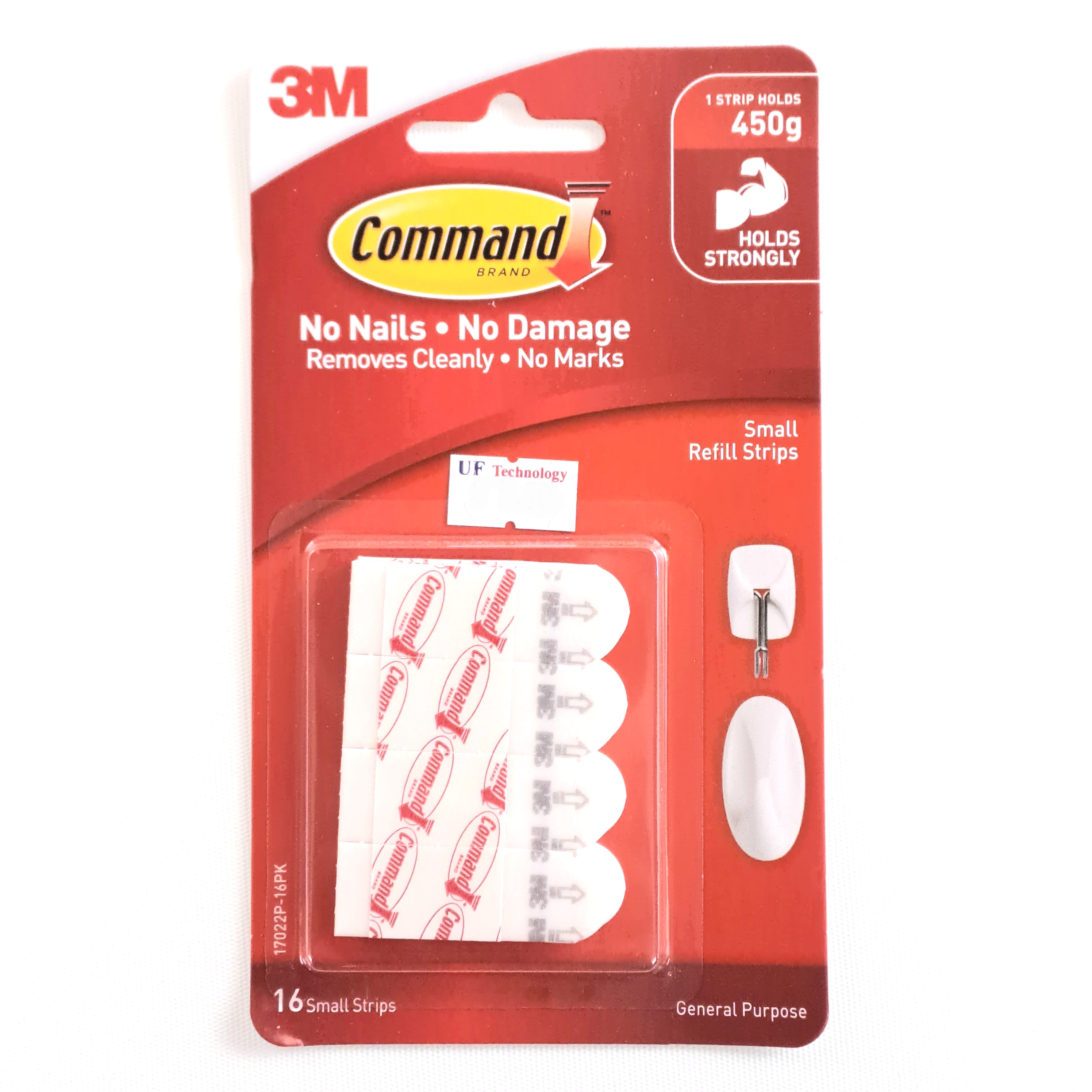 3M Command Small Refill Strips 16 Strips