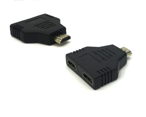 HDMI 4K Male to 2 HDMI Female Adapter