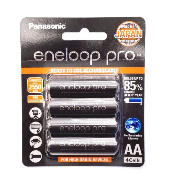 Panasonic Eneloop Pro AA-2500/4’s Rechargeable Battery