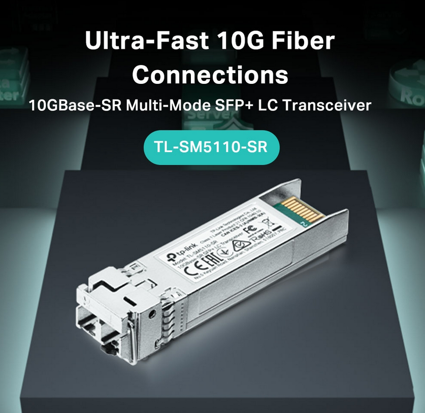 TP Link Omada 10GBase-SR SFP+ LC Transceiver