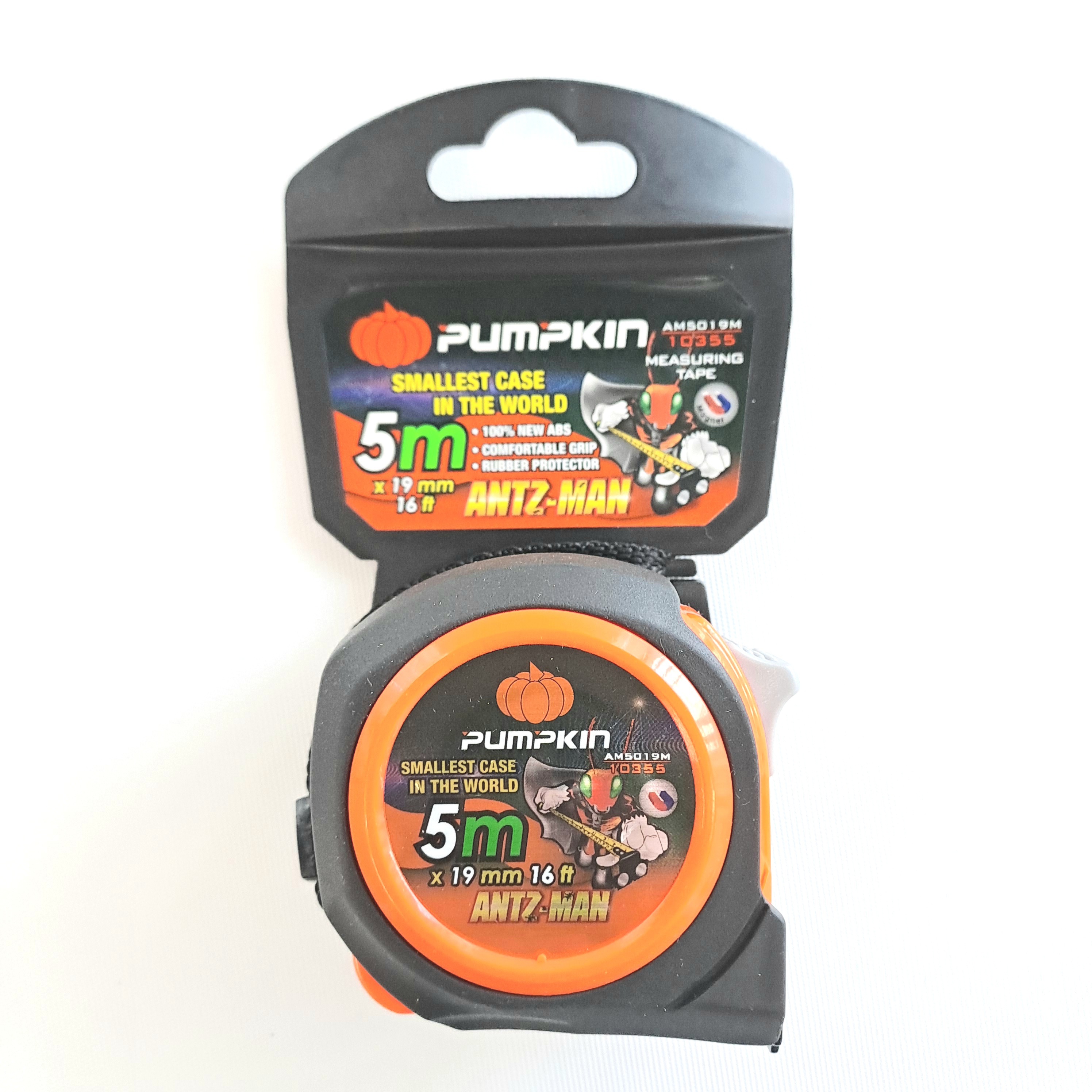 Pumpkin 10355 Antz-man Mag Measuring Tape 5m/16ft x19mm