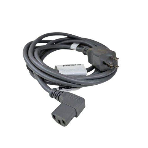 US NEMA 5-15 Plug to R/A C19 3m (3x0.824mm² 18AWG) Grey