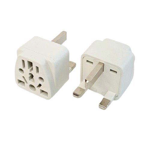 WY-7 UK 3 Pin AC Power Adaptor White (UK, HK, SG, MY)