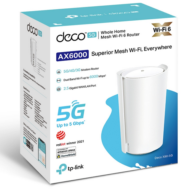 TP Link 5G Whole Home Mesh Wi-Fi 6 Router