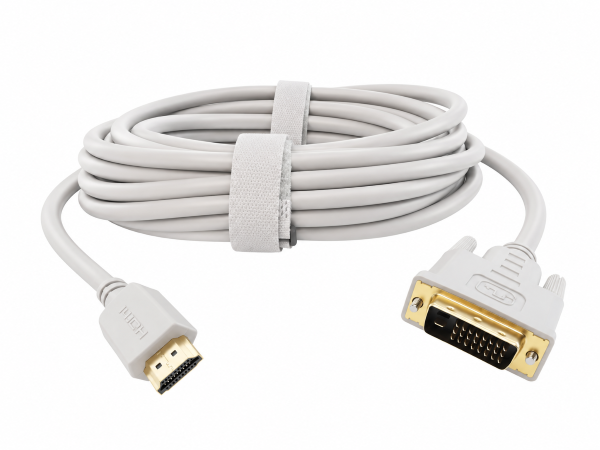 HDMI to DVI 24+1 M/M Cable Silver 10m