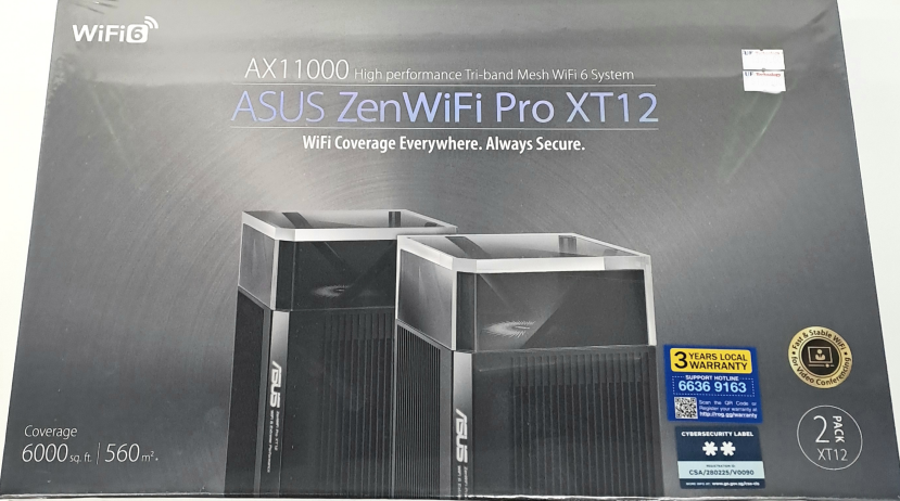  ASUS ZenWiFi Pro XT12 Tri-Band Mesh (2-pk)