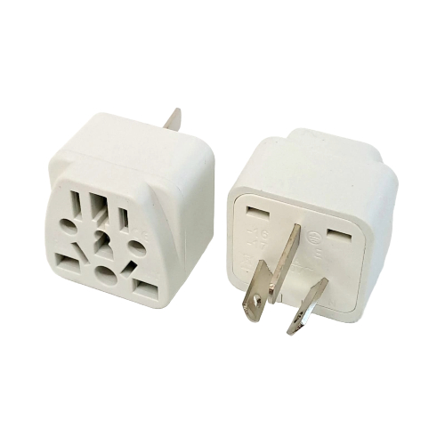 WY-16 3 Flat Pin AC Power Adaptor White (NZ, AU, CN)