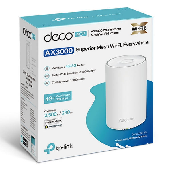 TP Link AX3000 Whole Home Mesh WiFi 6 Router