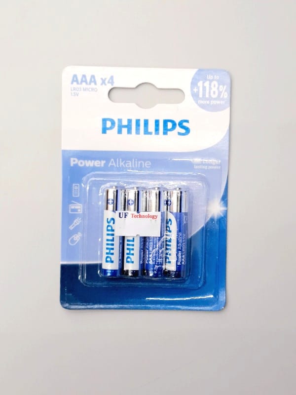 Philips Power 4AAA 1.5V Alkaline Battery