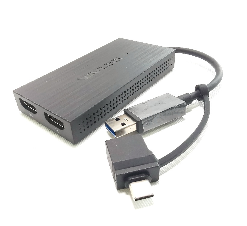 Twins Type C/USB3.0 to 2xHDMI Multi-Display Adapter