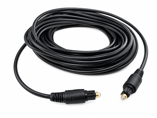 Optical Audio Toslink Plug to Plug Cable 10m (OD: 4mm)