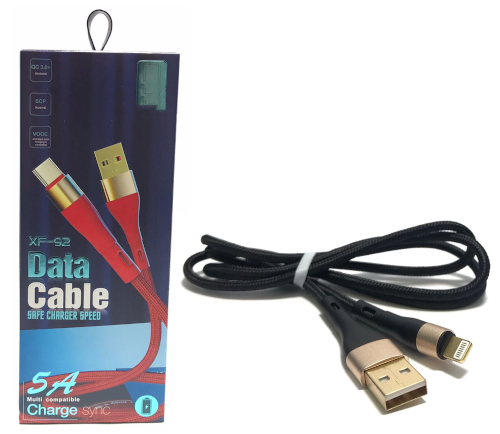5A USB AM to iPhone Data & Charging nylon cable 1m 