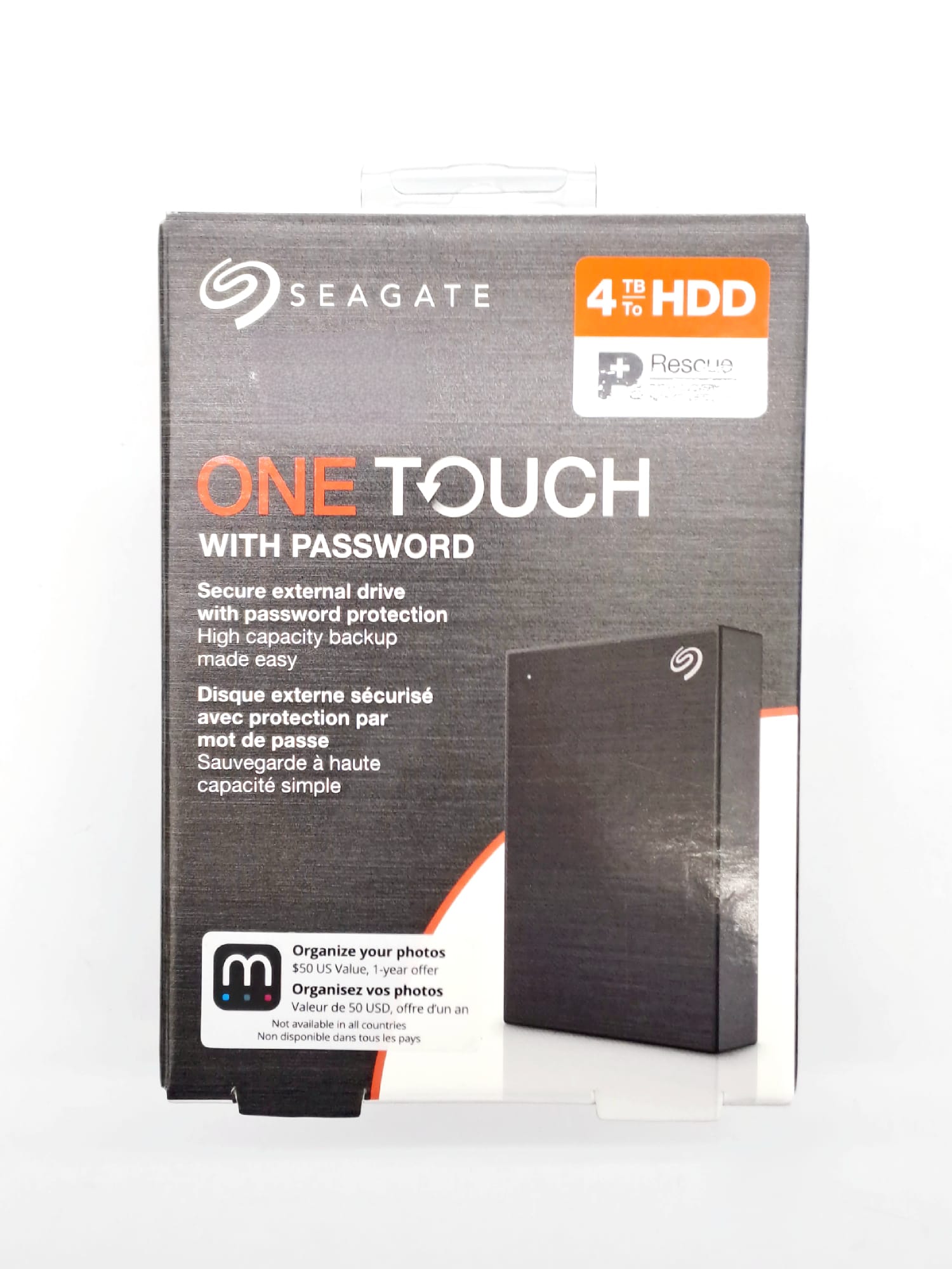SEAGATE One Touch Portable HDD 4TB BLACK