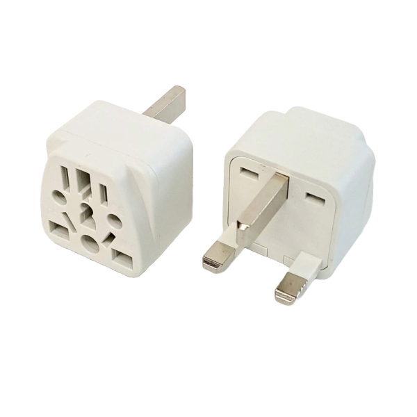WY-7 UK 3 Pin AC Power Adaptor White (UK, HK, SG, MY)