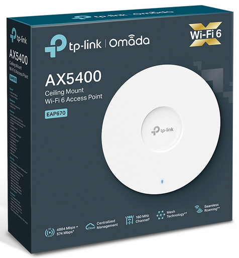 TP Link AX5400 Ceiling Mount WiFi 6 Access Point