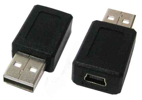 USB AM to USB Mini 5P F Adaptor
