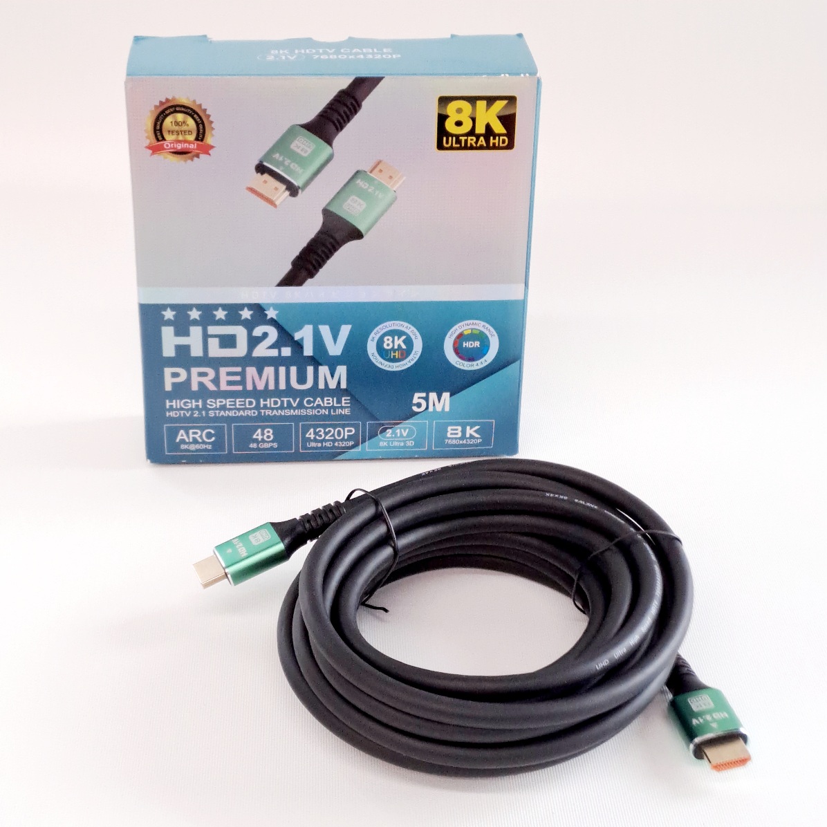 HDMI V2.1 8K 60Hz Male to Male cable L:5M