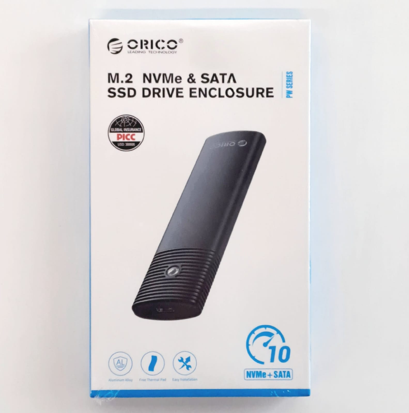 Orico M.2 NVMe & SATA SSD Drive Enclosure