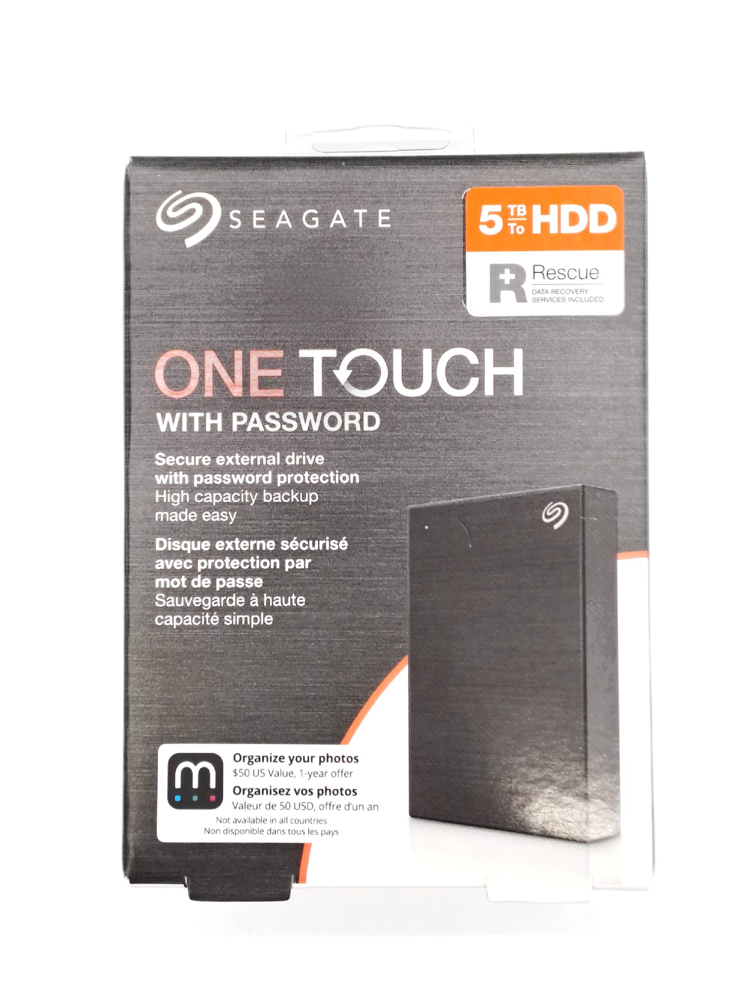 SEAGATE One Touch Portable HDD 5TB BLACK