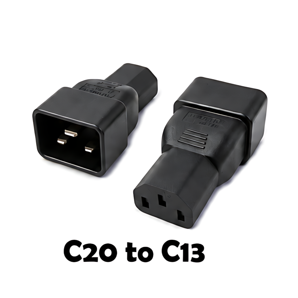 C20 Plug to C13 Jack Adaptor