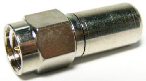 SMA Plug Terminator 50 Ohm Silver