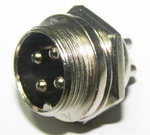 Aviation Plug 4 Pin Round Pin