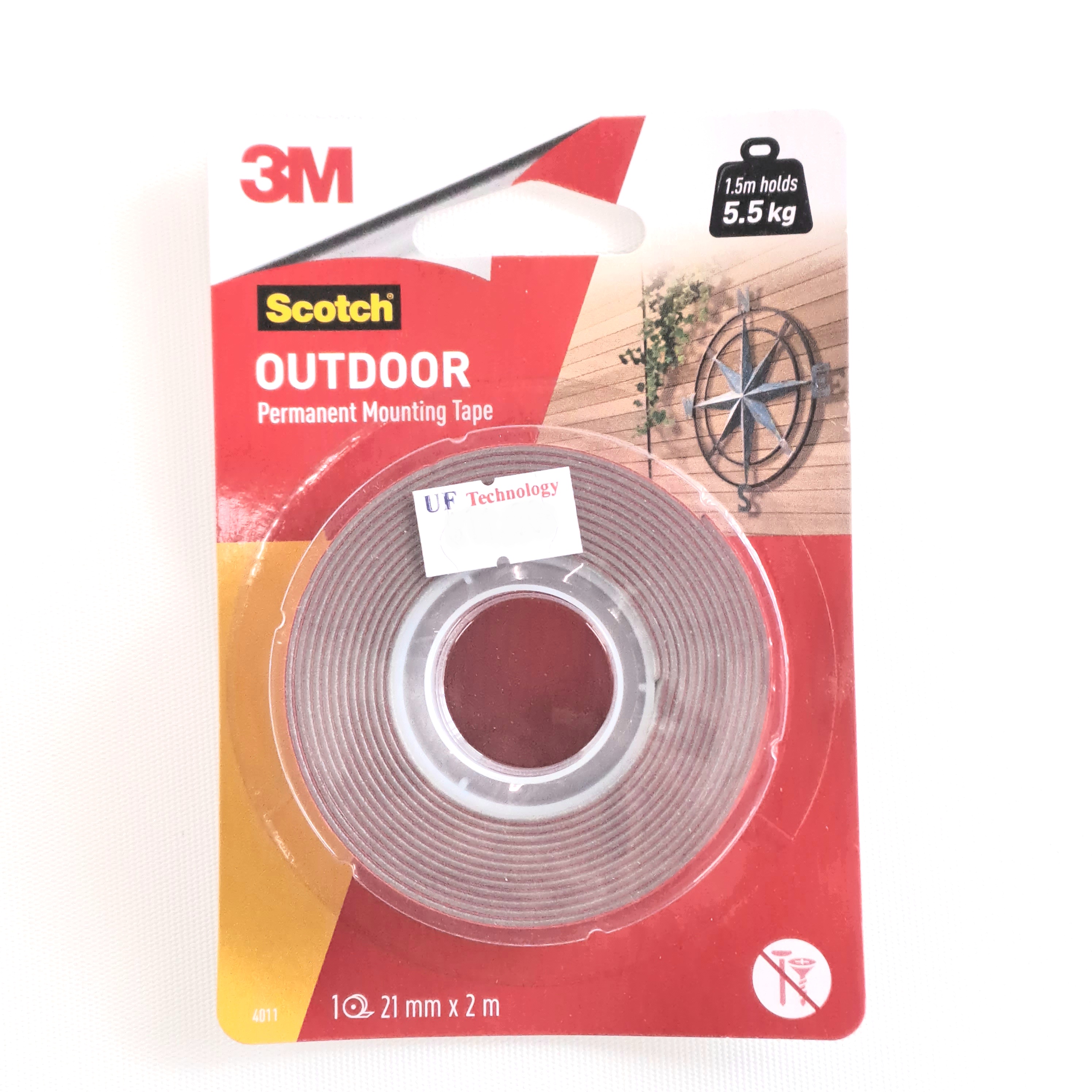 3M Scotch Outdoor Mounting Tape Cat 4011 21mm x 2m (7690)