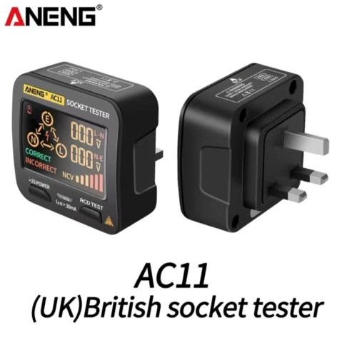 AC11 Digital UK Socket Tester