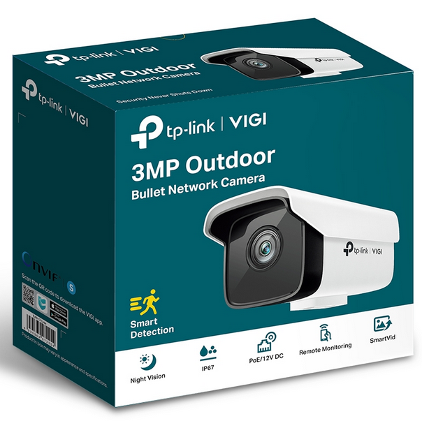 TP Link VIGI 3MP Outdoor Bullet Network Camera