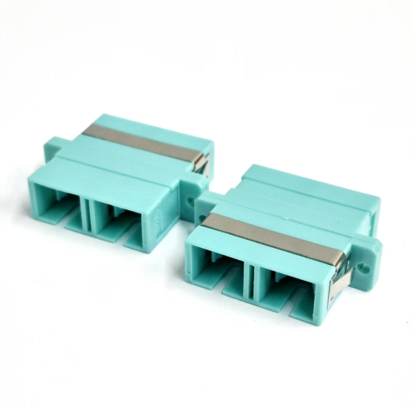 OM3 SC-SC Duplex Female/Female Adaptor