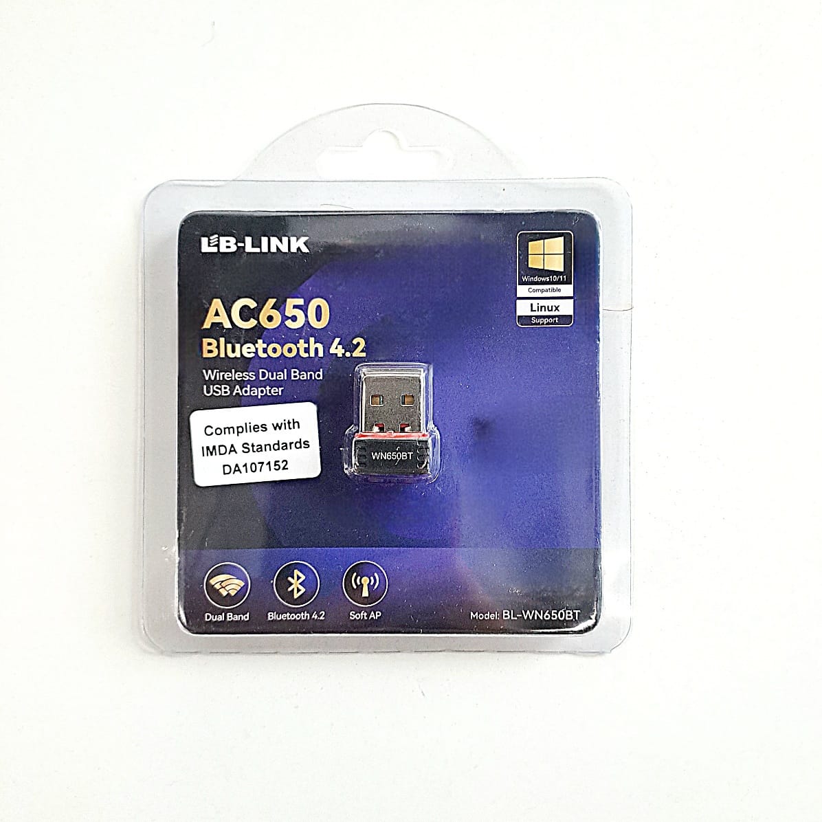 LB-LINK AC650 Dual Band Bluetooth 4.2 USB Adapter