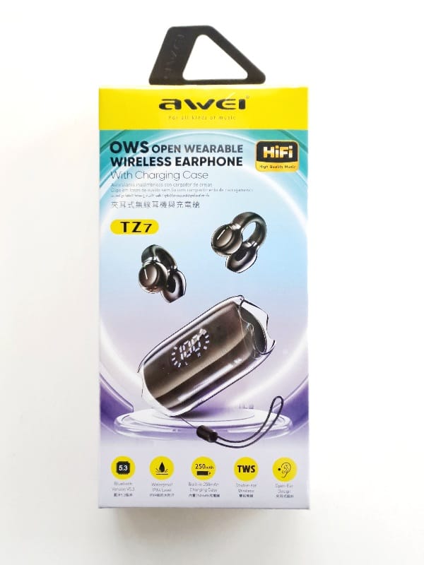 awei OWS Open Wearable Wireless Earphone with Charging Case