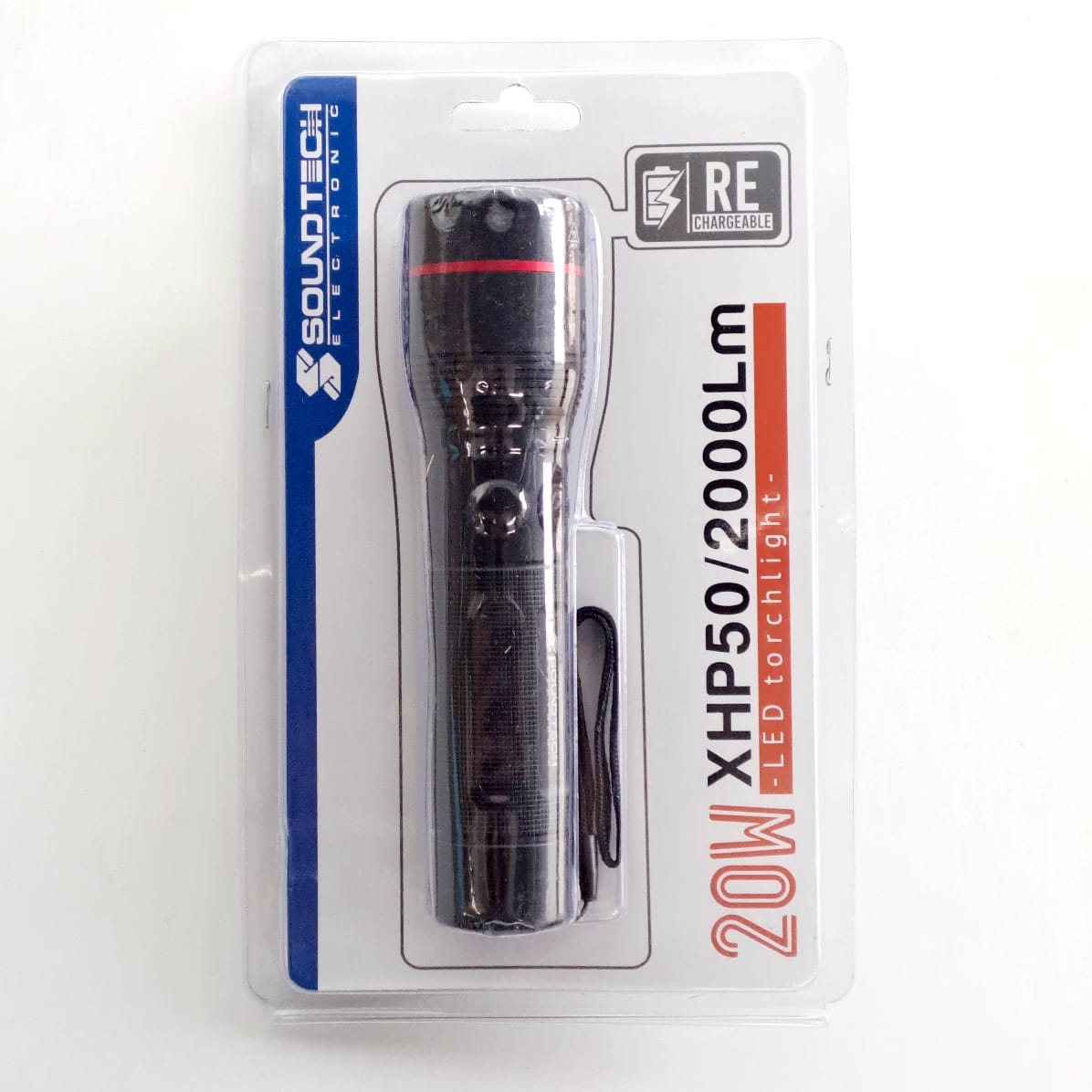 Soundtech 10W LED Rechargeable Torch Light