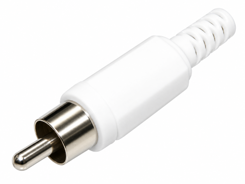 RCA Plug Plastic White