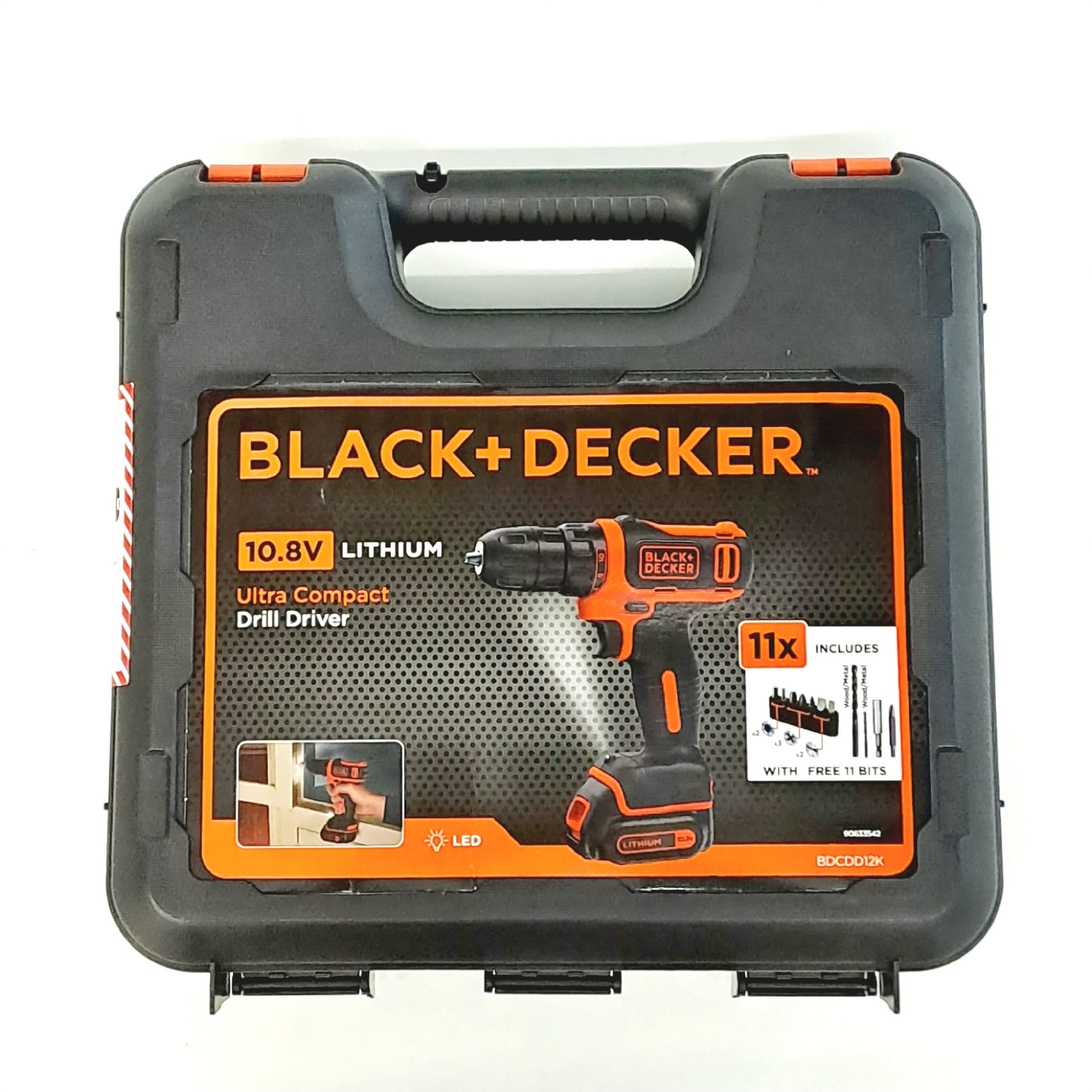 Black & Decker 10.8V Ultra Compact Cordless Drill Driver Set
