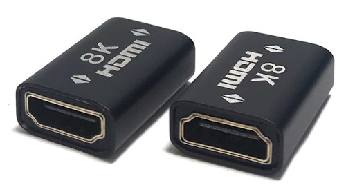 HDMI 8K 19 Pin Double Jack Adaptor