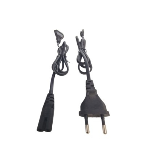 2 Pin EU Plug (Type C) to C7 1m (0.75mm²)