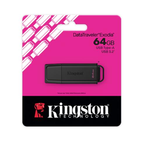 Kingston DataTraveler Exodia USB3.2 Flash Drive 64GB